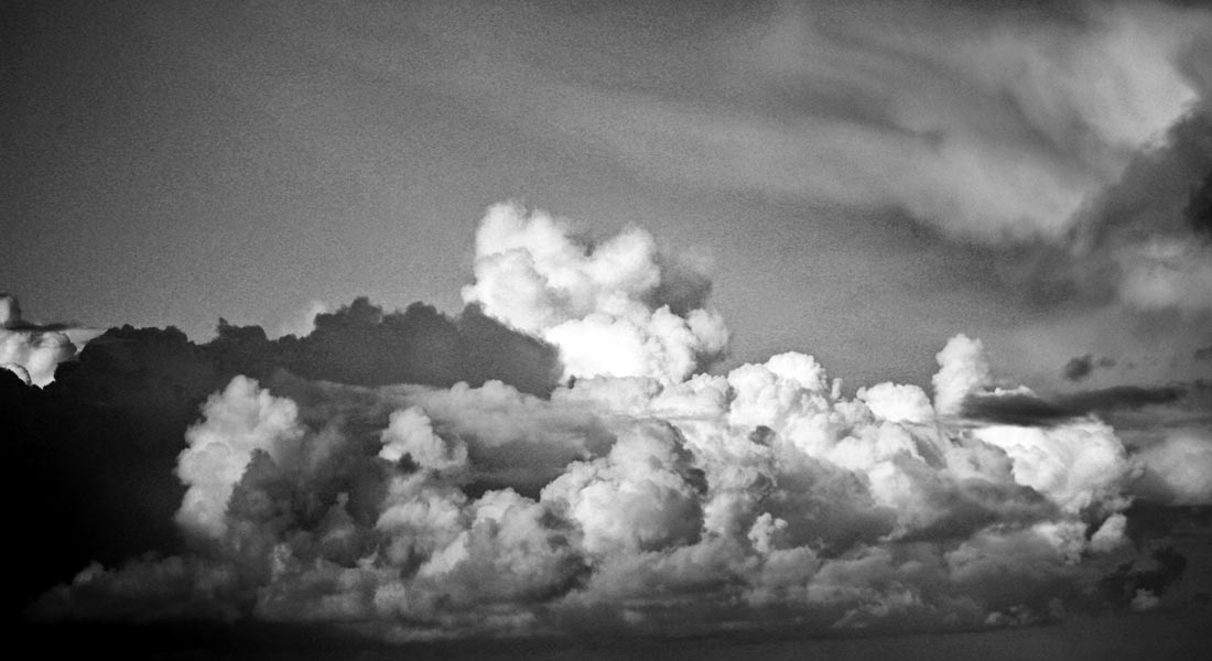 Photo of clouds in Somerset, England